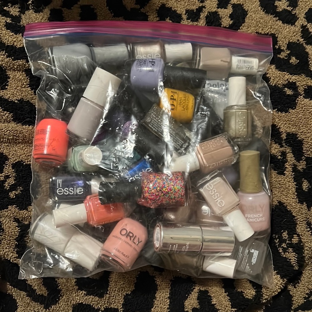 Lot of nail polishes